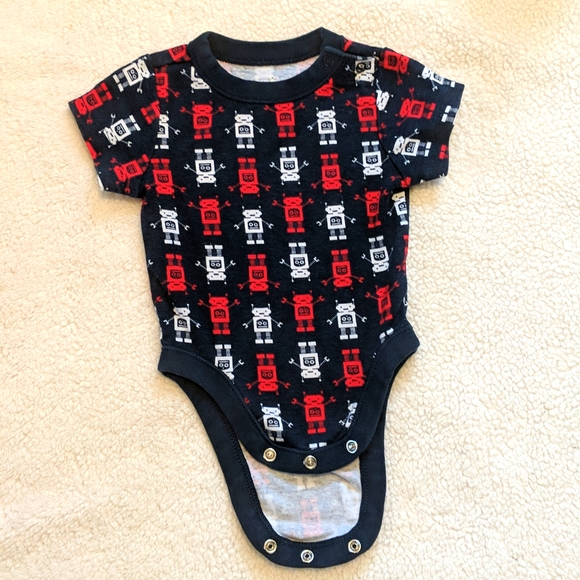*4/$20* Old Navy Baby Bodysuit two pack size 0-3 month short sleeve - Picture 4 of 8
